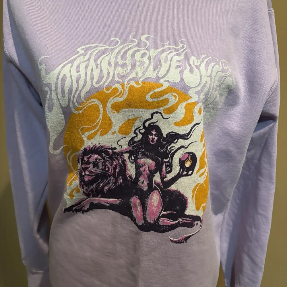Sturgill Simpson Johnny Blue Skies Concert Sweater‎ Sweatshirt Crewneck Small - Picture 3 of 4